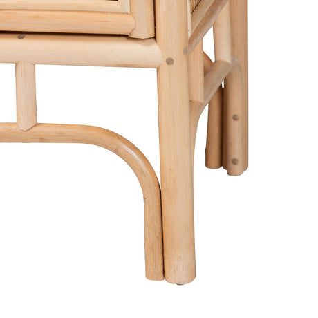 Bohemian Natural Rattan 2-Door Storage Cabinet - OROA Kids - view 8