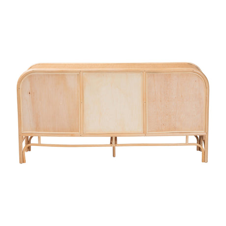 Bohemian Natural Rattan 2-Door Storage Cabinet - OROA Kids - view 7