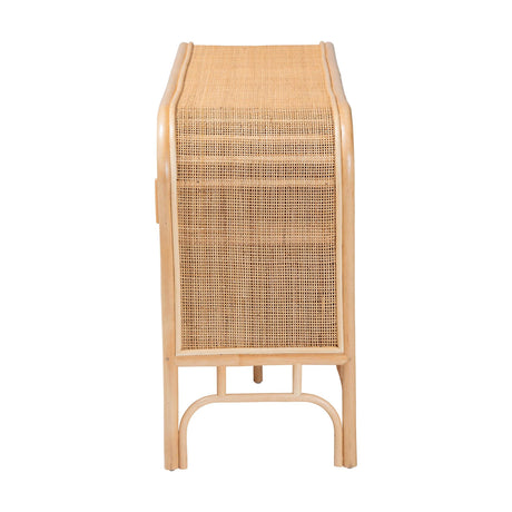 Bohemian Natural Rattan 2-Door Storage Cabinet - OROA Kids - view 6