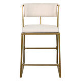 Modern Antique Brass Counter Stool | OROA