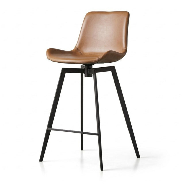 Modern European furniture - Modern Industrial Swivel Counter Stool - www.oroa.com