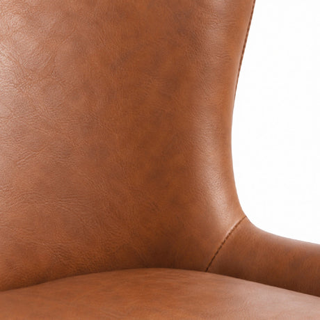 Modern Leather Upholstered Counter Stool | OROA