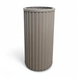 Gray Brown Round Strata Column Planter L | OROA