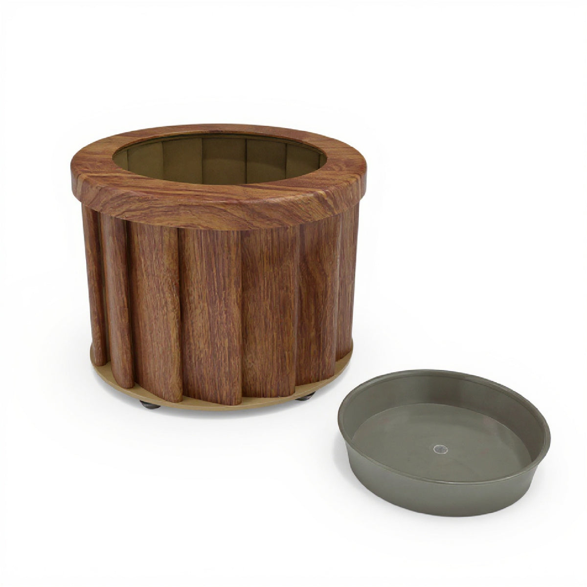 Modern European furniture - Round Strata Planter - www.oroa.com
