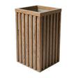 Square Grove Medium Brown Column Planter | OROA - www.oroa.com