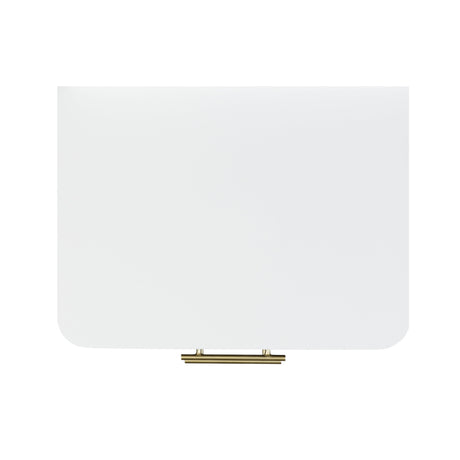 Natural Marble Top Espresso Nightstand | OROA