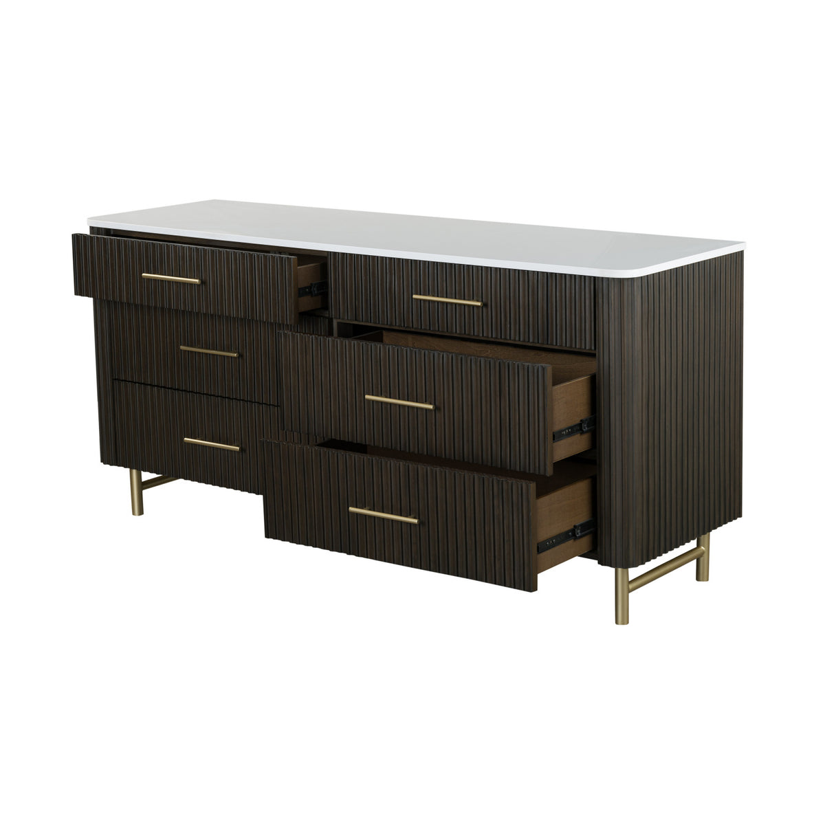 Natural Marble Top Dresser | OROA