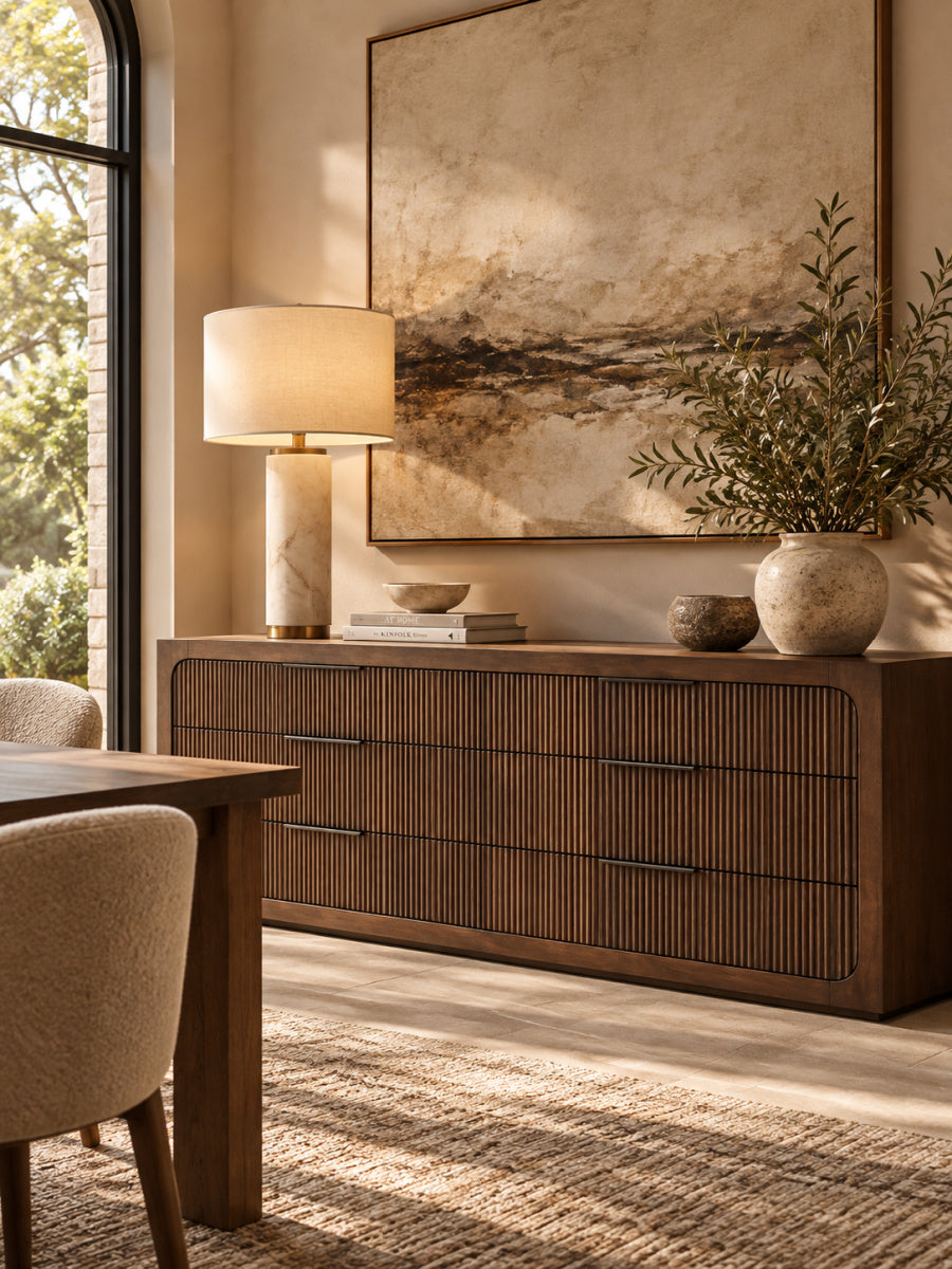 Leanna Brown Oak Dresser | OROA
