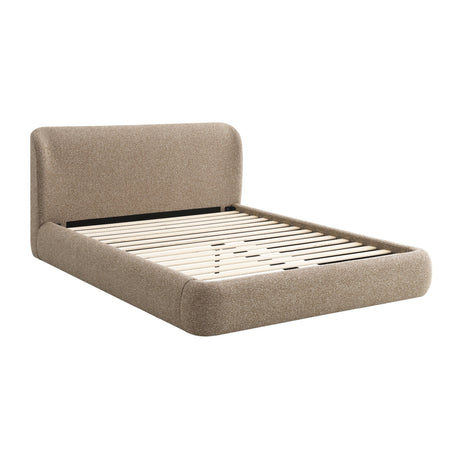 Modern European furniture - Dark Beige Tweed Full Bed - www.oroa.com