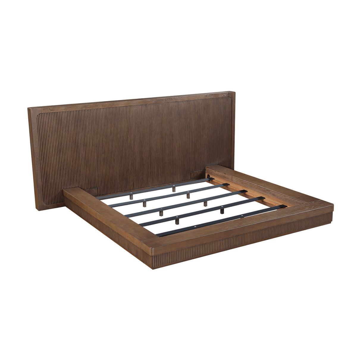 Leanna Brown Oak Queen Bed | OROA