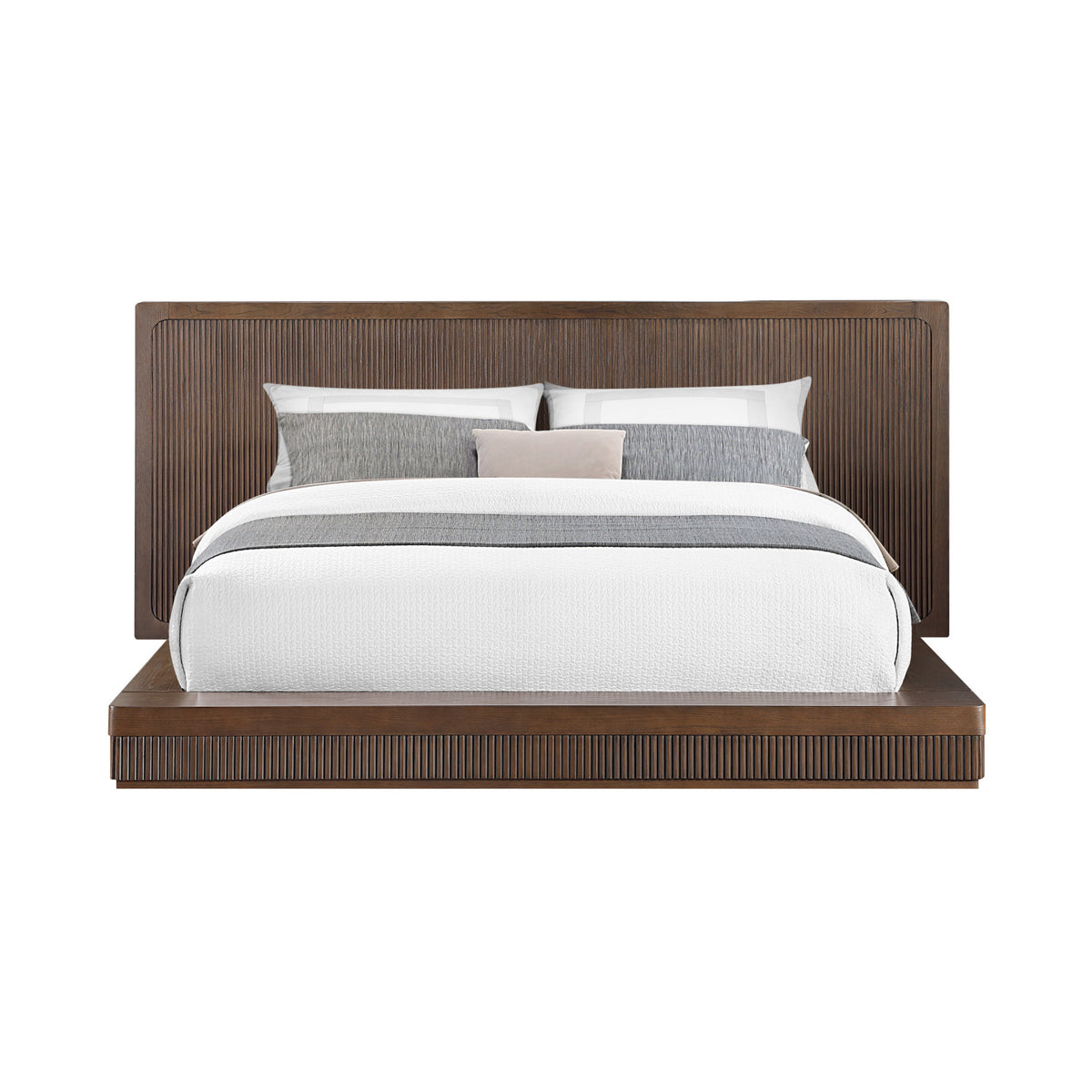 Leanna Brown Oak Queen Bed | OROA
