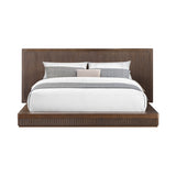 Leanna Brown Oak Queen Bed | OROA