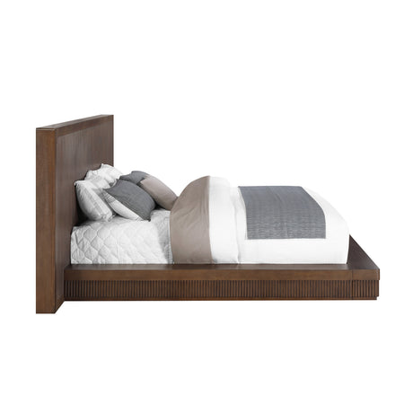 Leanna Brown Oak Queen Bed | OROA