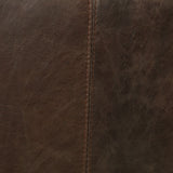 Porchester Distress Chocolate Leather Sofa | OROA