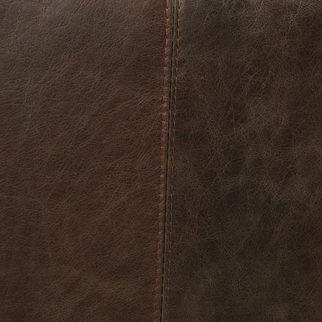 Porchester Distress Chocolate Leather Sofa | OROA
