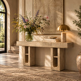 Wooden Long Console Table by OROA