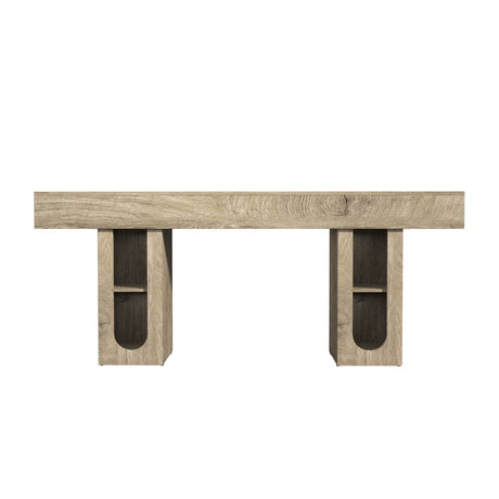 Wooden Long Console Table by OROA