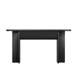 2-Drawers Fluted Console Table by OROA