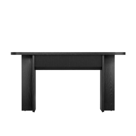 2-Drawers Fluted Console Table by OROA