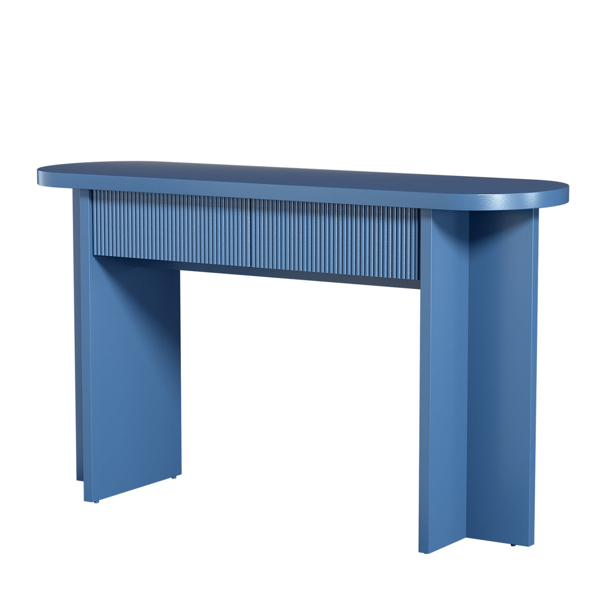 Modern European furniture - Mid-Century Fluted Console Table with Drawers |- www.oroa.com
