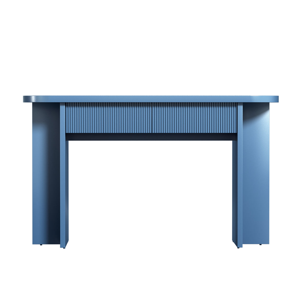 Modern European furniture - Mid-Century Fluted Console Table with Drawers |- www.oroa.com
