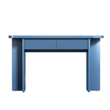 Modern European furniture - Mid-Century Fluted Console Table with Drawers |- www.oroa.com