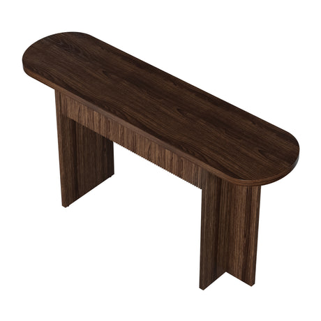 Mid Century 2-Drawers Console Table by OROA