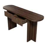 Mid Century 2-Drawers Console Table by OROA