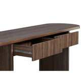 Mid Century 2-Drawers Console Table by OROA