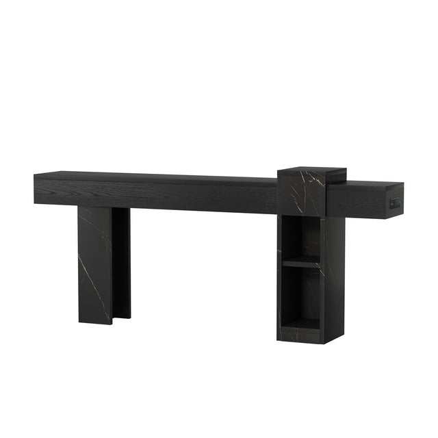 Black Console Table by OROA