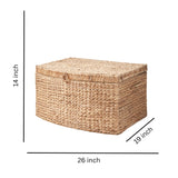 Rectangular Curve Water Hyacinth Trunk | OROA
