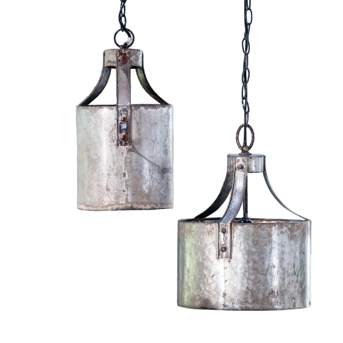 Modern European furniture - Antique Silver Iron X-Light Chandelier - www.oroa.com