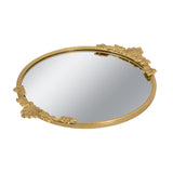 Gold Iron Frame Mirror Tray | OROA