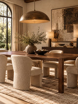 Rectangular Walnut-Stained Ash Dining Table | OROA