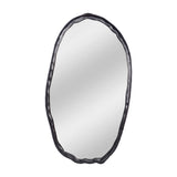 Black Oval Contemporary Wall Mirror | OROA