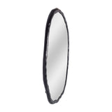Black Oval Contemporary Wall Mirror | OROA