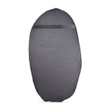 Black Oval Contemporary Wall Mirror | OROA