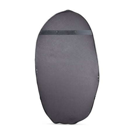 Black Oval Contemporary Wall Mirror | OROA
