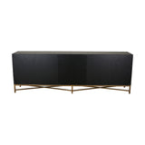 Gray Shagreen Vegan Leather Sideboard | OROA