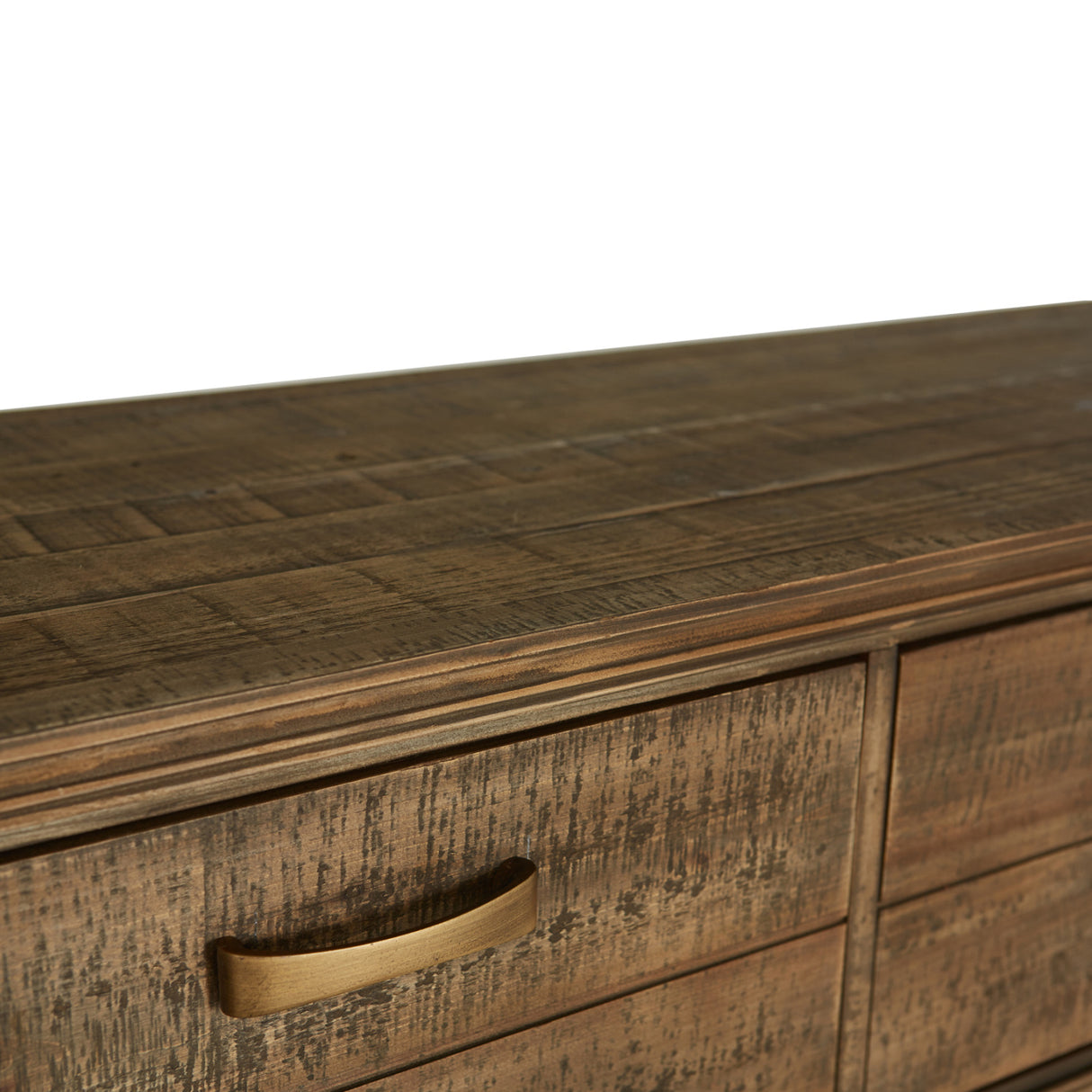 Brass Finish Console Table | OROA