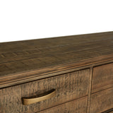 Brass Finish Console Table | OROA