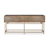Brass Finish Console Table | OROA
