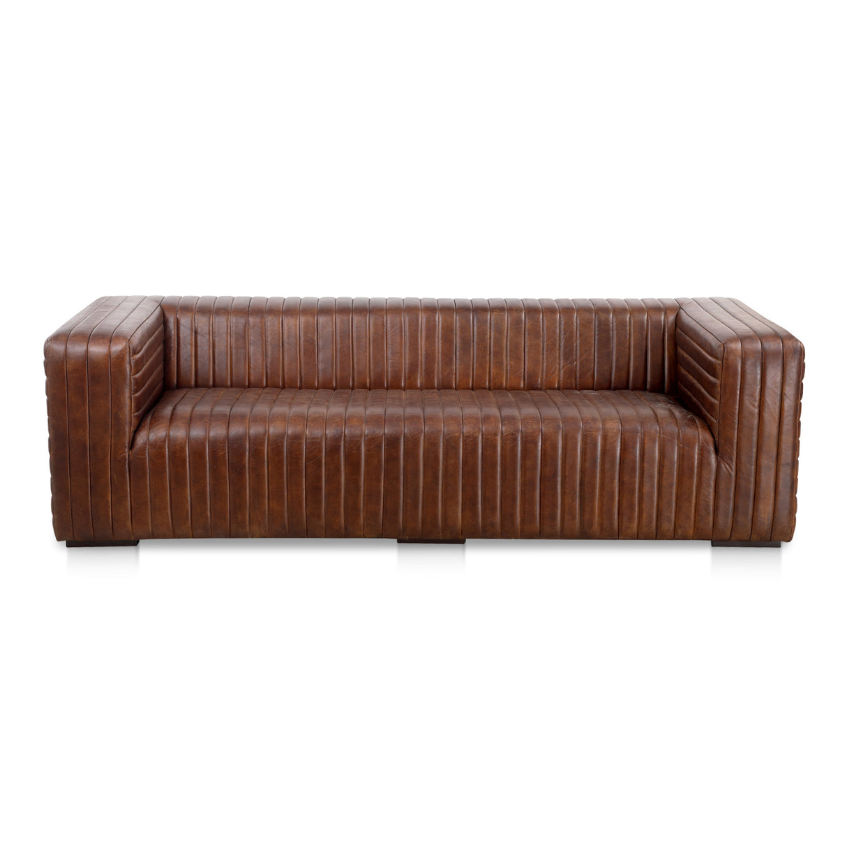 3-Seater Channel-Stitched Sofa | OROA