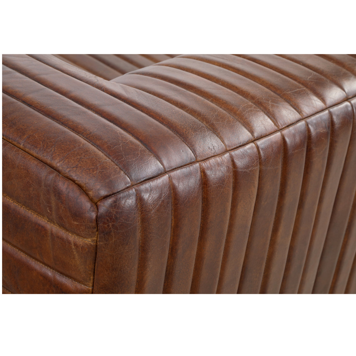 3-Seater Channel-Stitched Sofa | OROA