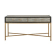 Modern European furniture - Shagreen Patterned Console Table - www.oroa.com