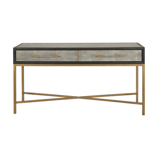 Modern European furniture - Shagreen Patterned Console Table - www.oroa.com