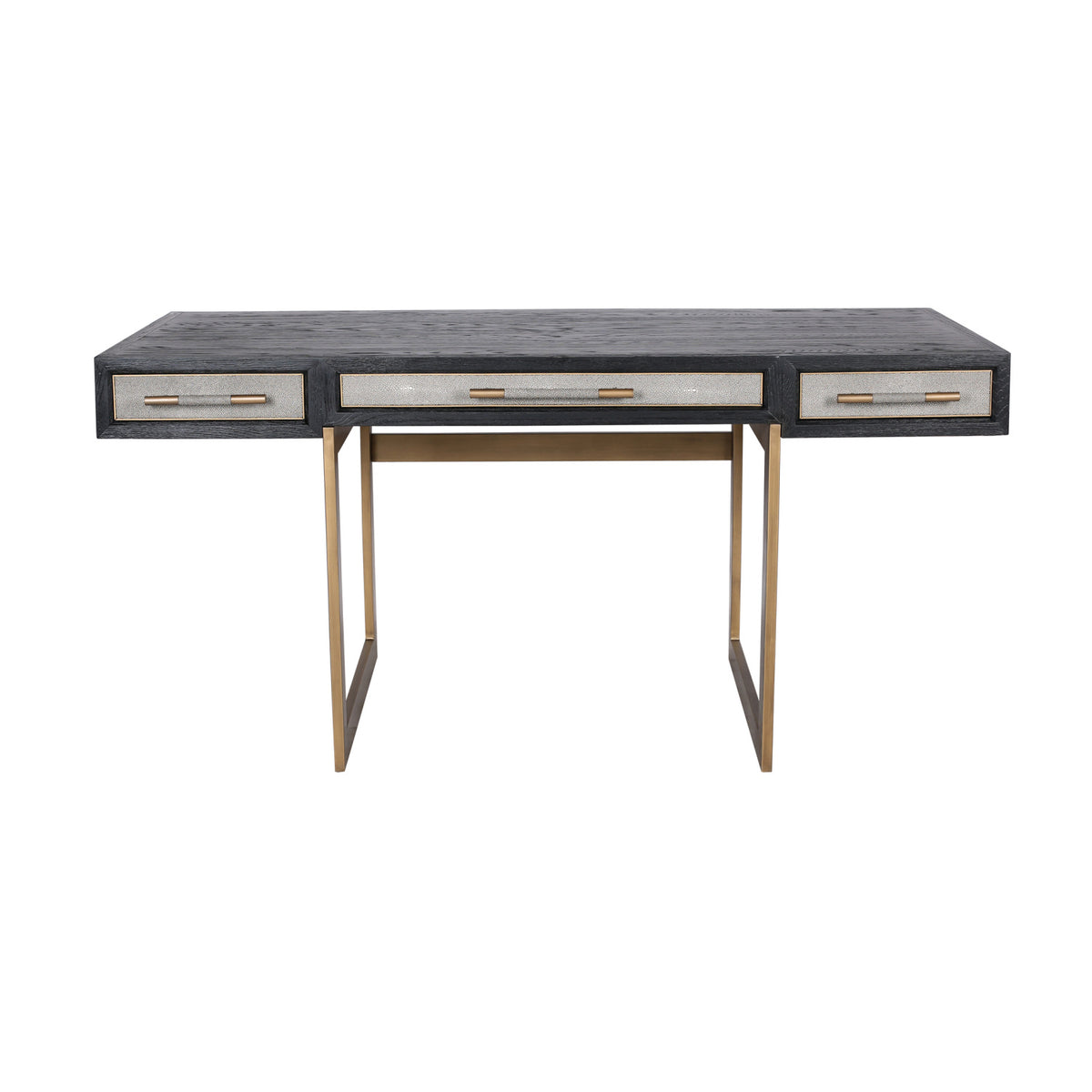 Modern European furniture - Gray Vegan Leather Desk - www.oroa.com
