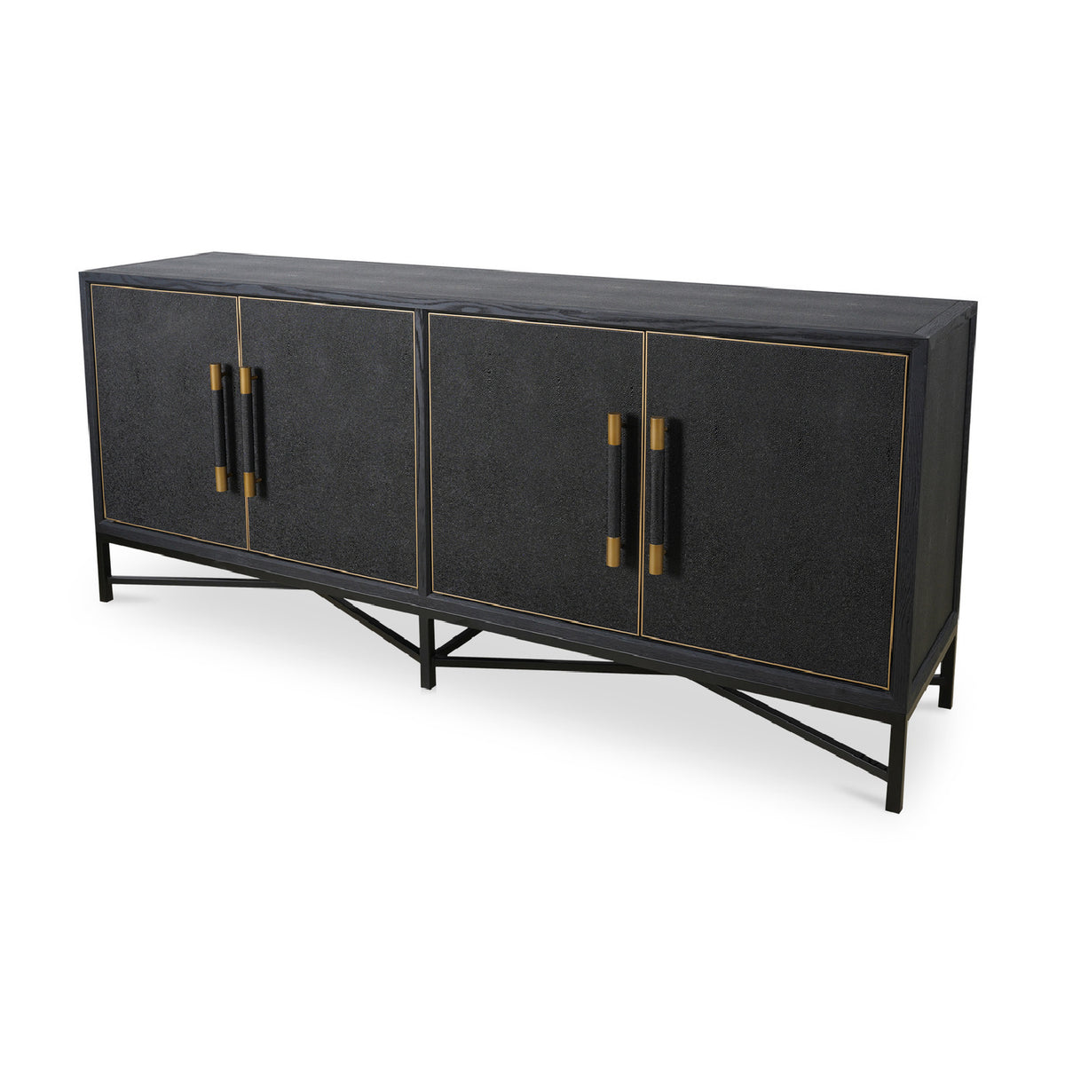 Modern European furniture - Vegan Leather Sideboard - www.oroa.com