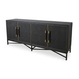 Modern European furniture - Vegan Leather Sideboard - www.oroa.com