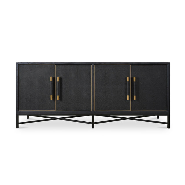 Modern European furniture - Vegan Leather Sideboard - www.oroa.com